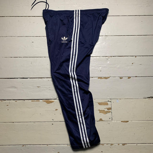 Adidas SST Navy and White Track Bottoms