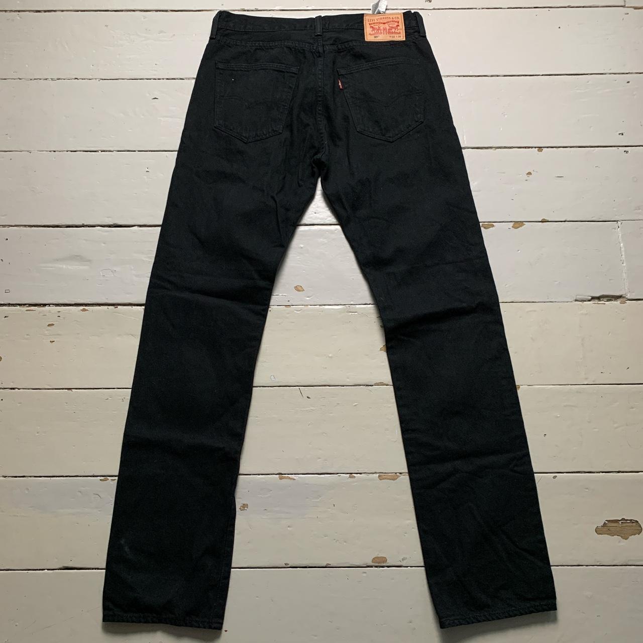 Levis 501 Jet Black Jeans
