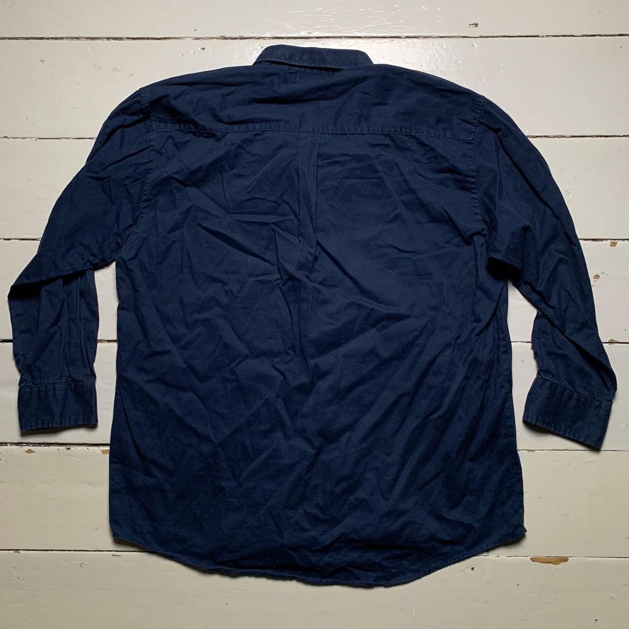 YSL Yves Saint Laurent Vintage Navy Shirt