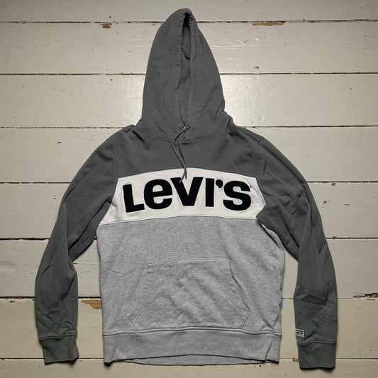 Levis Grey and White Hoodie