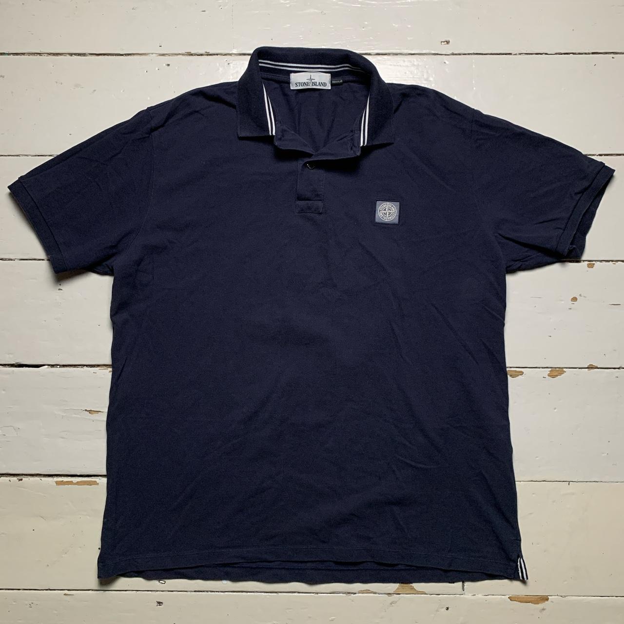 Stone Island Navy Polo Shirt