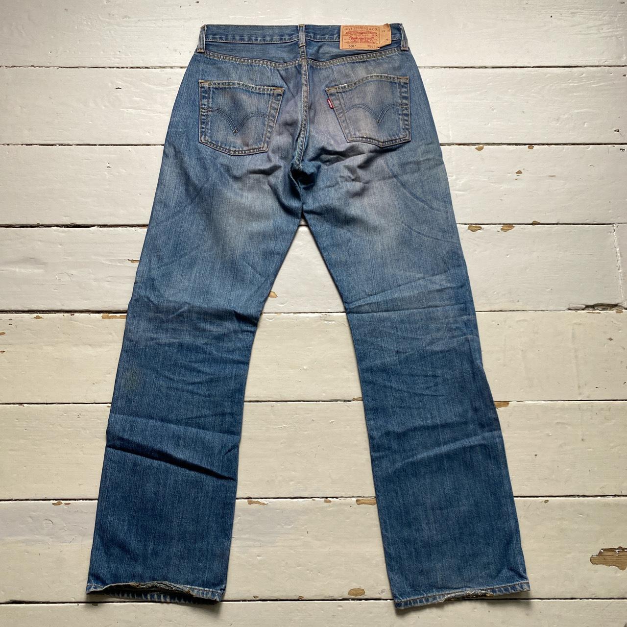 Levis 501 Vintage distressed Jeans