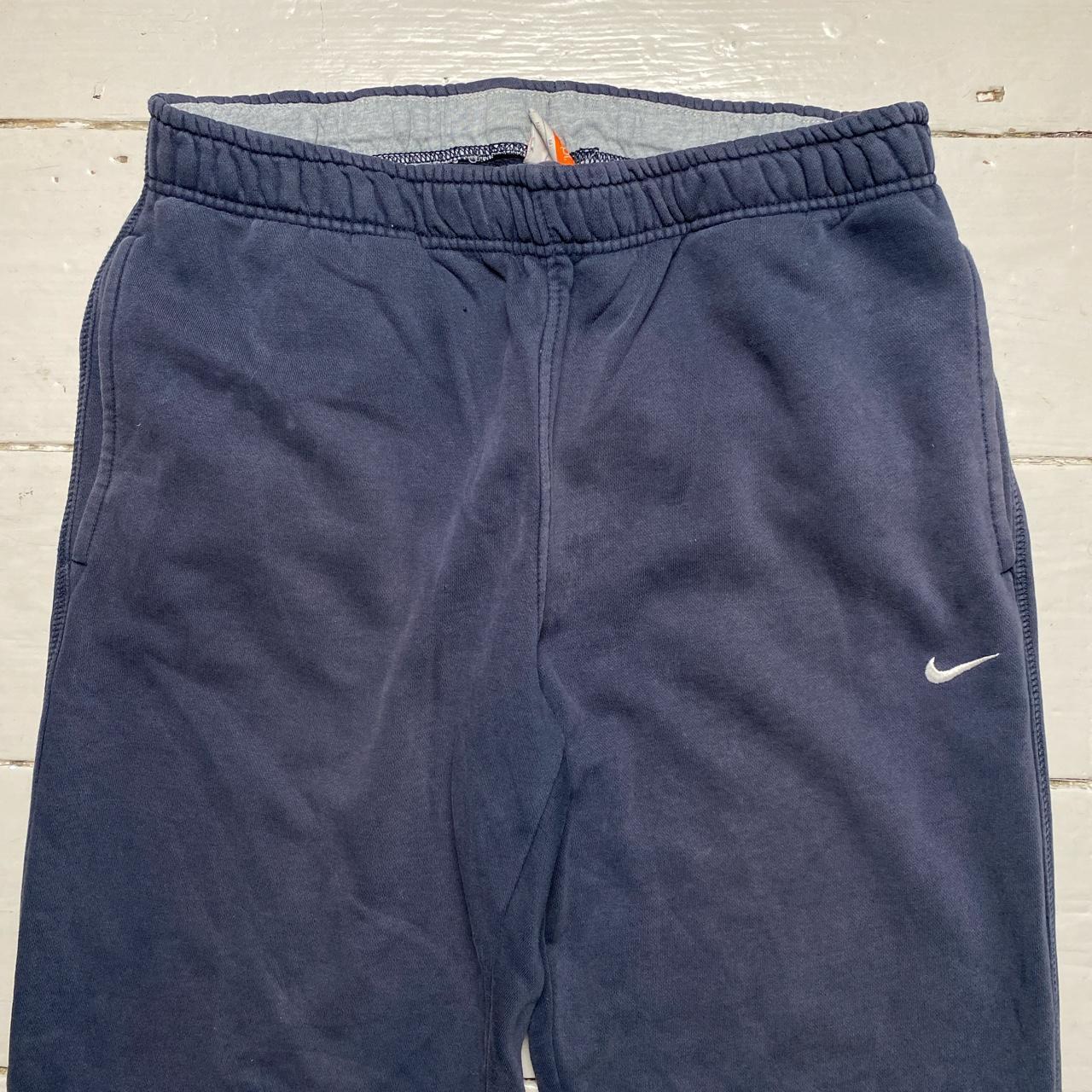 Nike Athletic Department Swoosh Navy and White Joggers