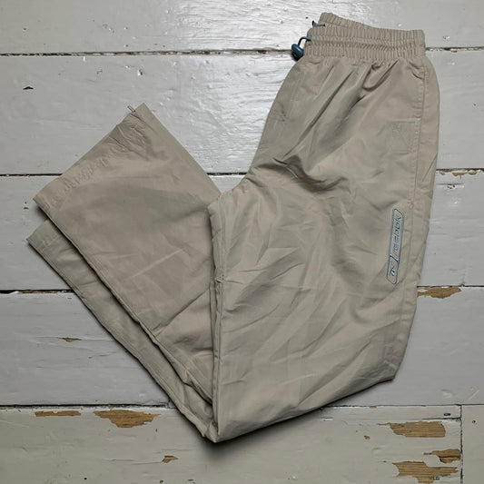 Reebok Shell Baggy Bottoms Cream and Light Blue