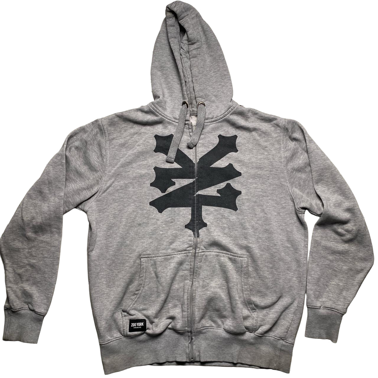 Zoo York Full Grey and Black Vintage Tracksuit (L)