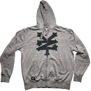 Zoo York Full Grey and Black Vintage Tracksuit (L)