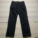 Nike Vintage Baggy Black and White Shell Track Pant Bottoms
