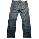 Levis 501 Baggy Vintage Stonewashed Grey Blue Jeans (34W)