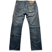 Levis 501 Baggy Vintage Stonewashed Grey Blue Jeans (34W)