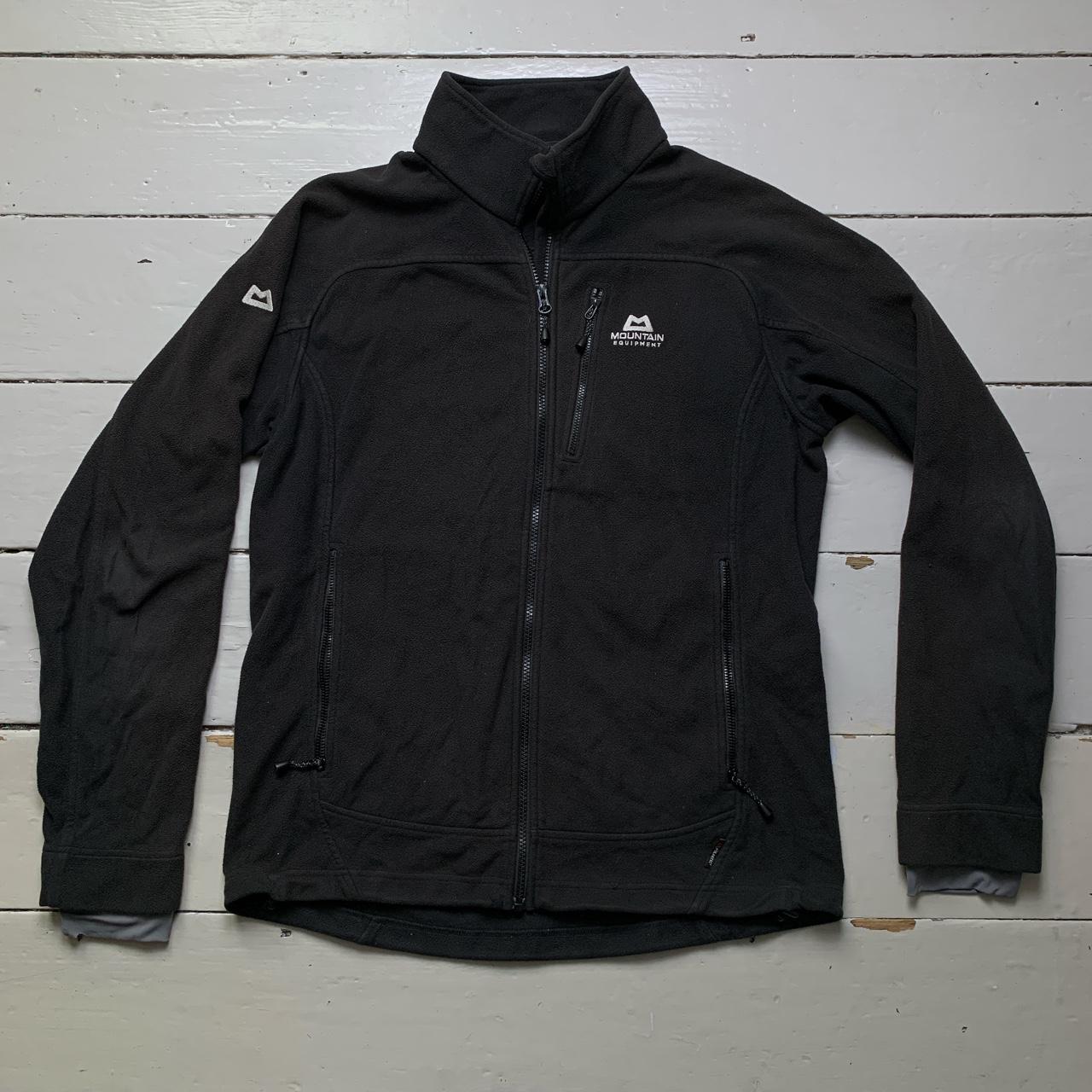 Mountain Equipment Polartec Black and White Fleece Zip Jumper