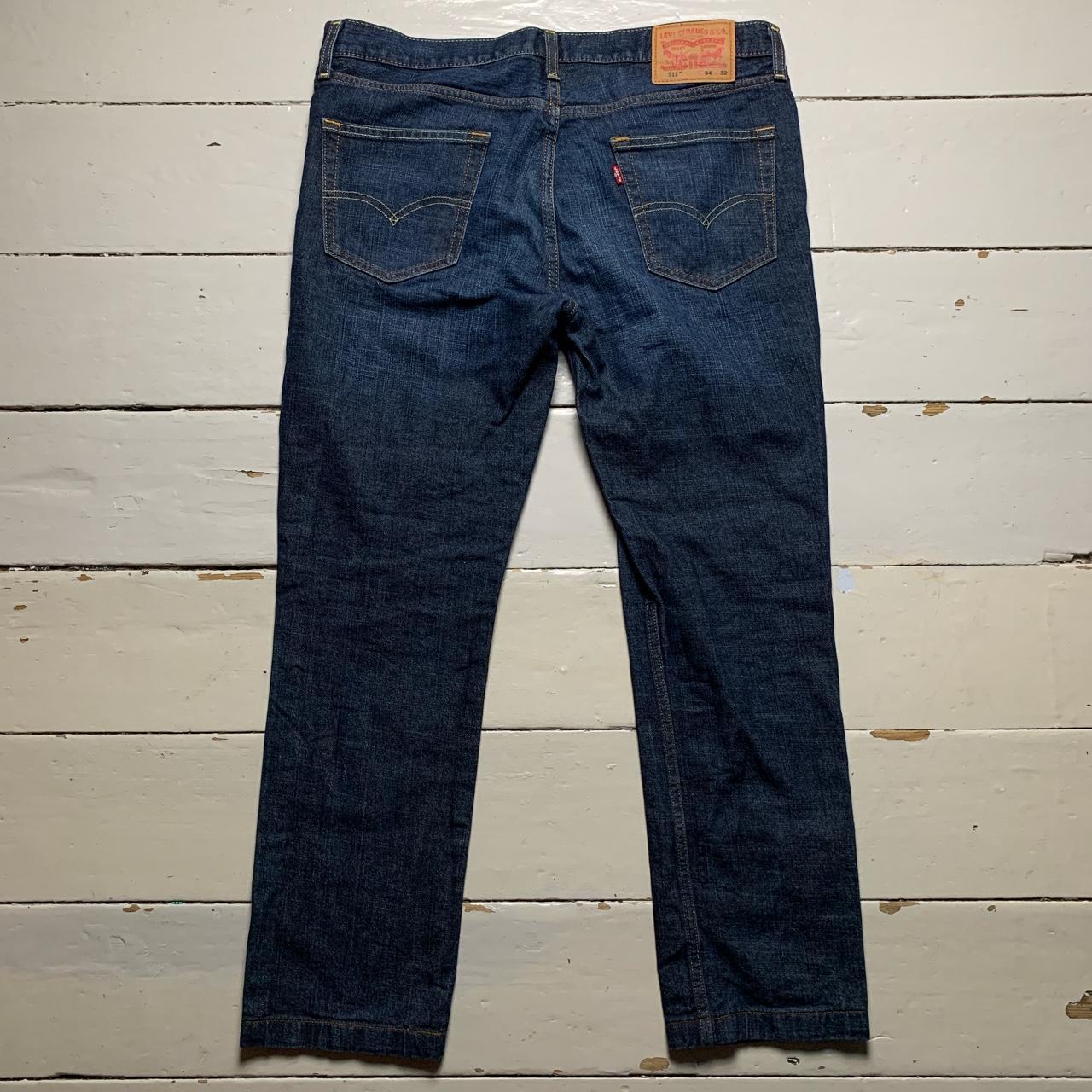 Levis 511 Navy Slim Jeans