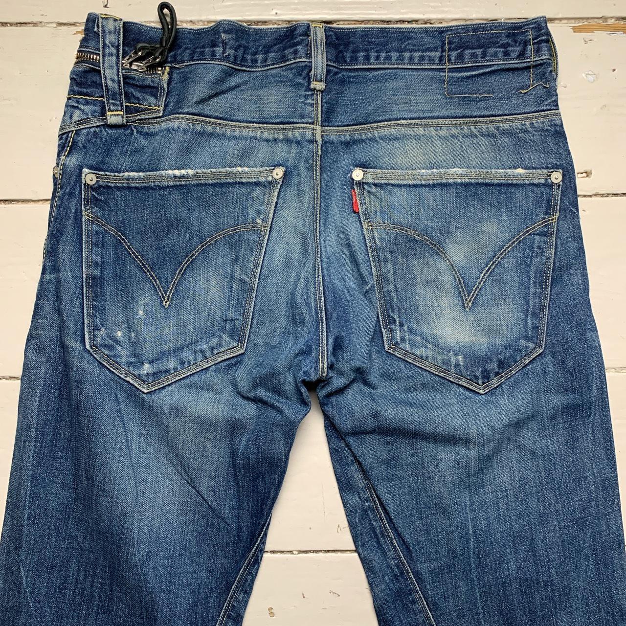 Levis Engineered Distressed Slim Combat Cargo Jeans