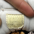 Avirex White and Tan Air Force Style Mid Top Trainers (UK 10.5)
