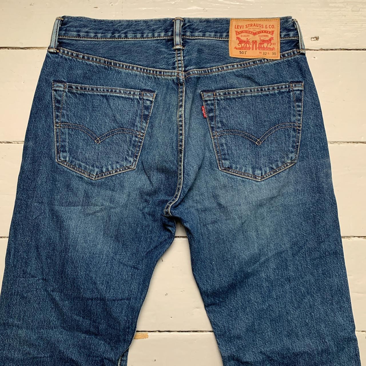 Levis 501 Navy Jeans