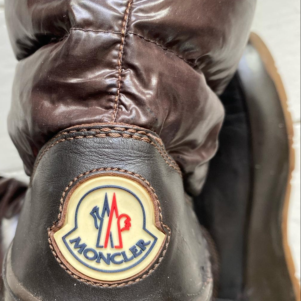 Moncler Brown Puffer Duvet Boots (UK 7)