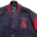 Budweiser Vintage Racing Drag Race Varsity Bomber Jacket (S)