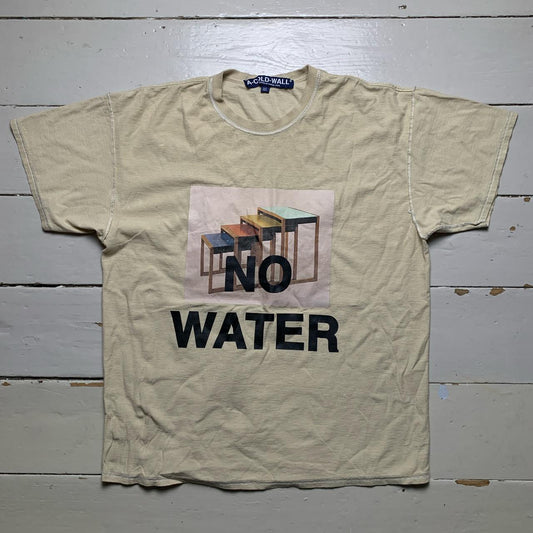 ACW A Cold Wall No Water Cream T Shirt