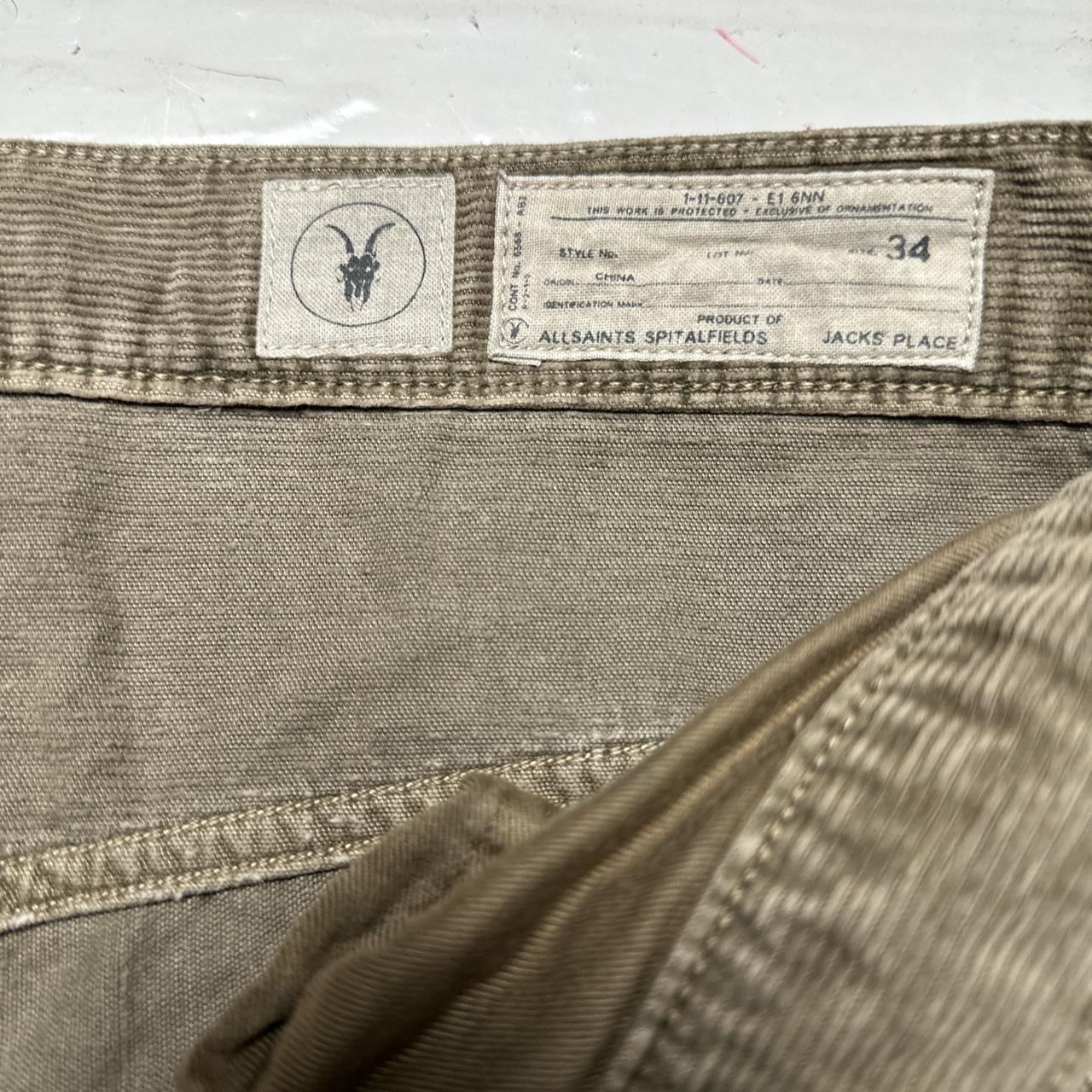All Saints Corduroy Khaki Jeans