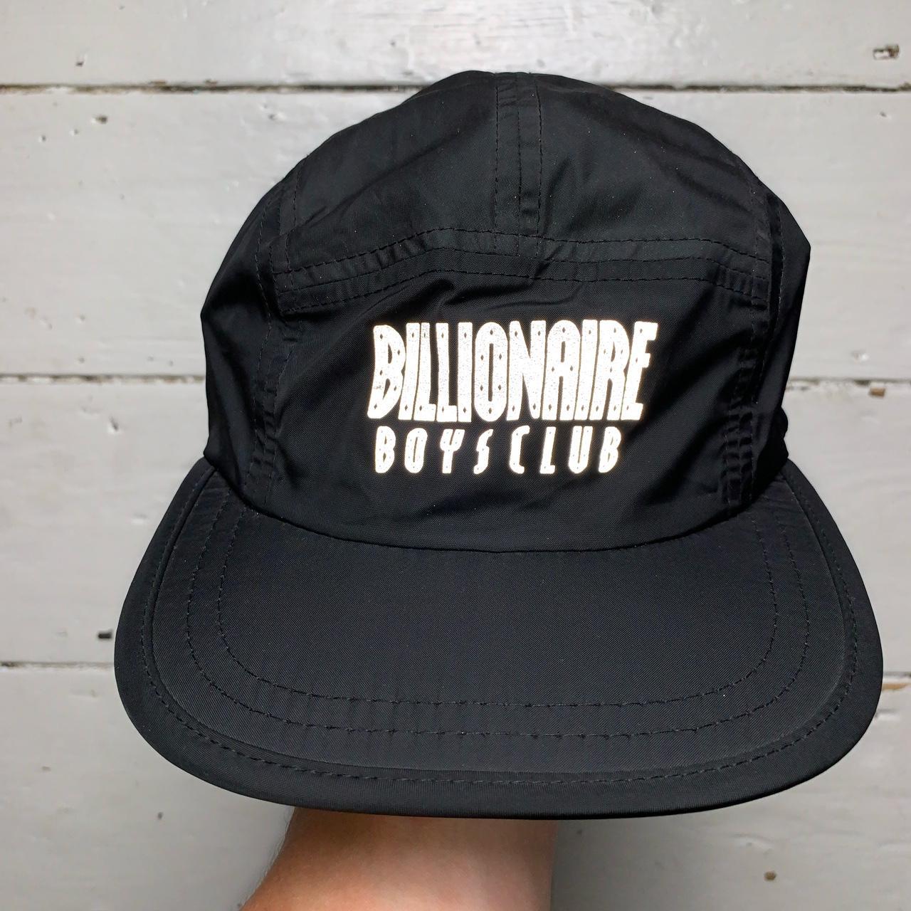 Billionaire Boys Club Black and Reflective Silver 5 Panel Cap