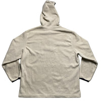 Fila Vintage Teddy Fleece Cream Quarter Zip Hoodie (XL)