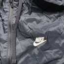 Nike Black and White Swoosh Shell Windbreaker Tracksuit Jacket (L)