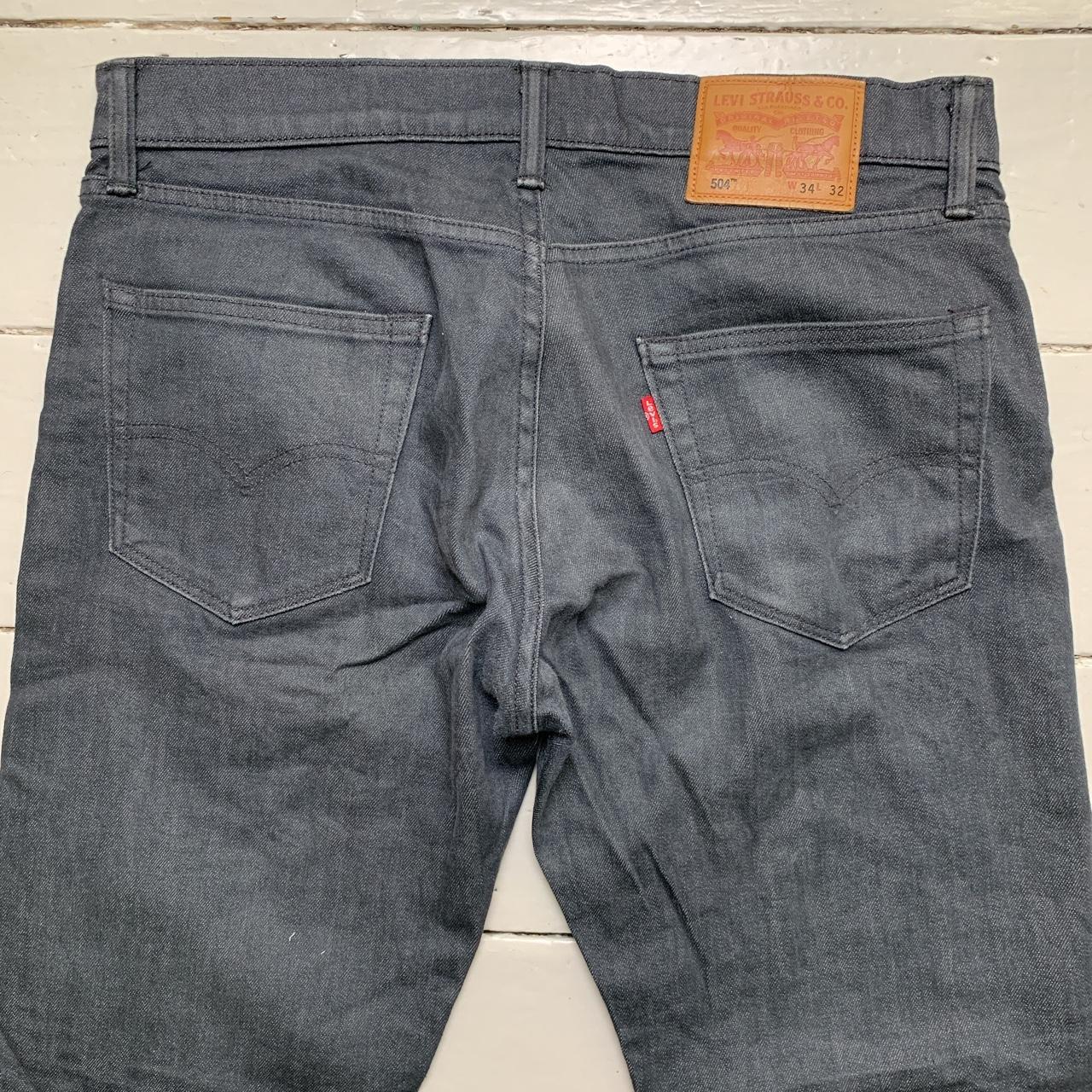 Levis 504 Grey Jeans