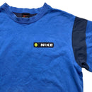 Nike Vintage 90’s Blue Navy White and Green Swoosh Jumper (S)