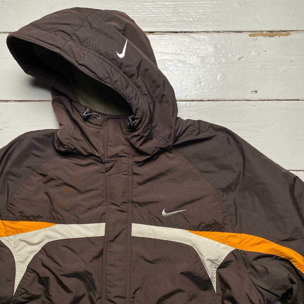 Nike Run Fat Boy Run Vintage Y2K Brown Puffer Jacket