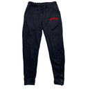 Trapstar Black Red and White Contrast Stitch Slim Joggers (XS)
