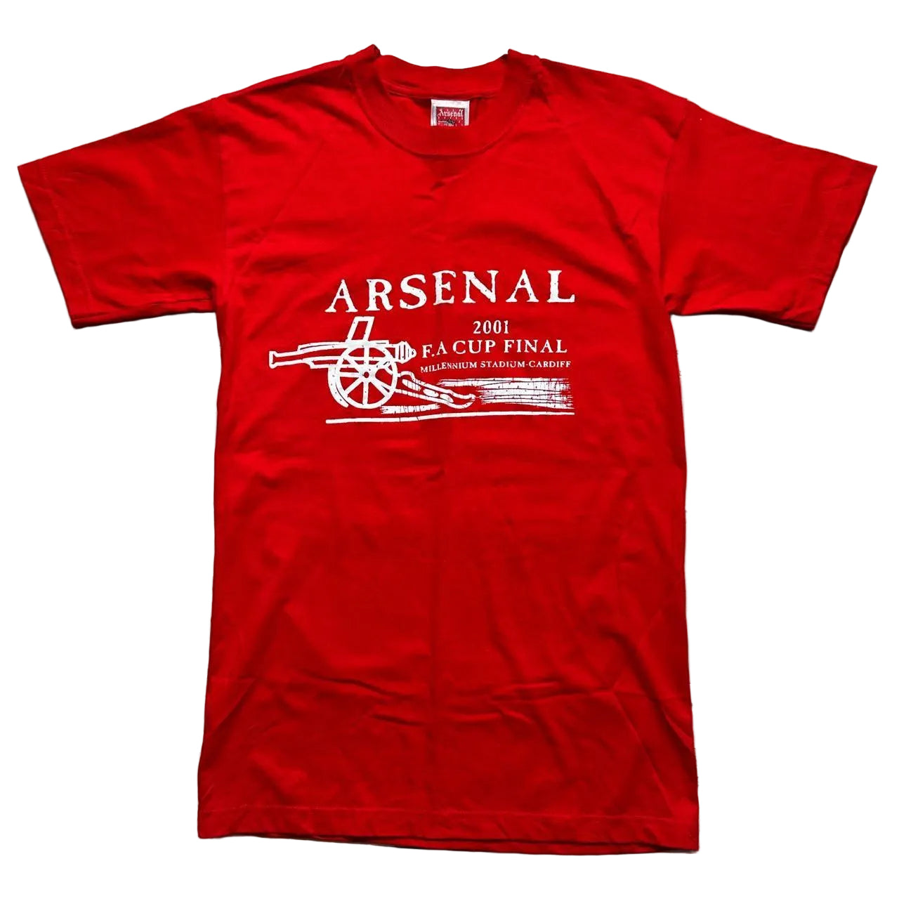 Arsenal FA Cup Final 2001 Vintage T Shirt (S)