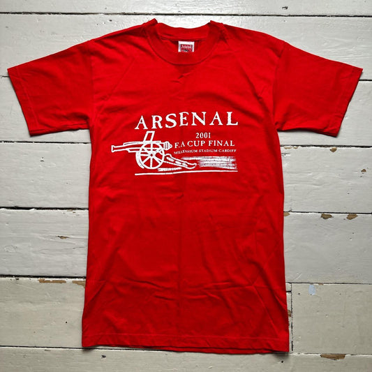 Arsenal FA Cup Final 2001 Vintage T Shirt