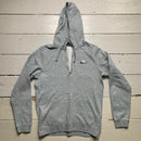 Nike Swoosh Grey Black and White Hoodie