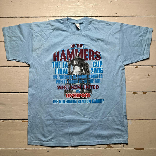 West Ham FA Cup Final 2006 Football Vintage T Shirt