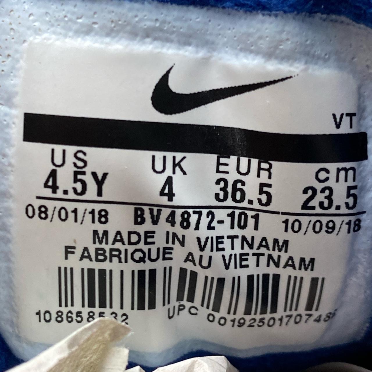 Nike Air Max 98 Blue Pink Yellow and White (UK 4)