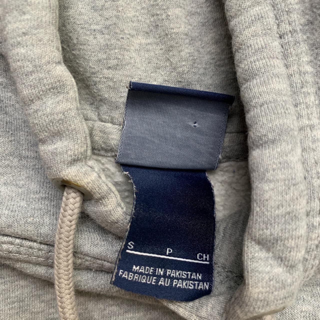 Nike Swoosh Grey and White Hoodie (S)