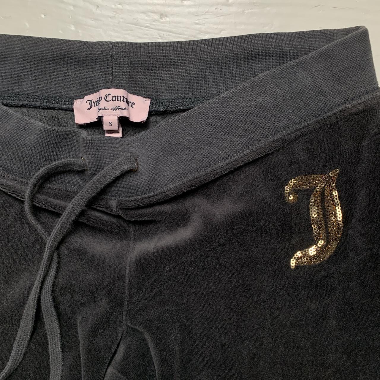 Juicy Couture Grey and Gold Velour Tracksuit