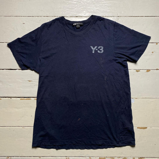 Y-3 Adidas T Shirt Navy