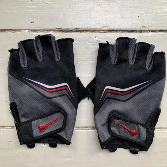 Nike Vintage Technical 2000’s y2k Cycling Fingerless Gloves