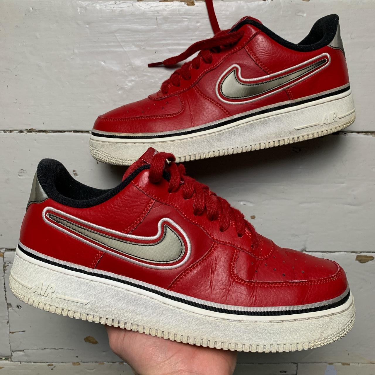 Nike Air Force 1 NBA Red and White