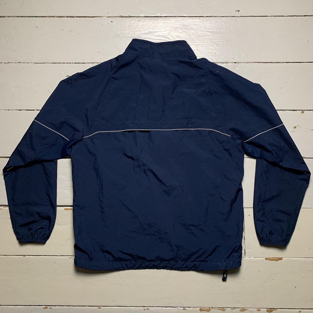 Nike Swoosh Vintage Shell Jacket Navy and White