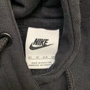 Nike Centre Swoosh Black and White Hoodie (XS)