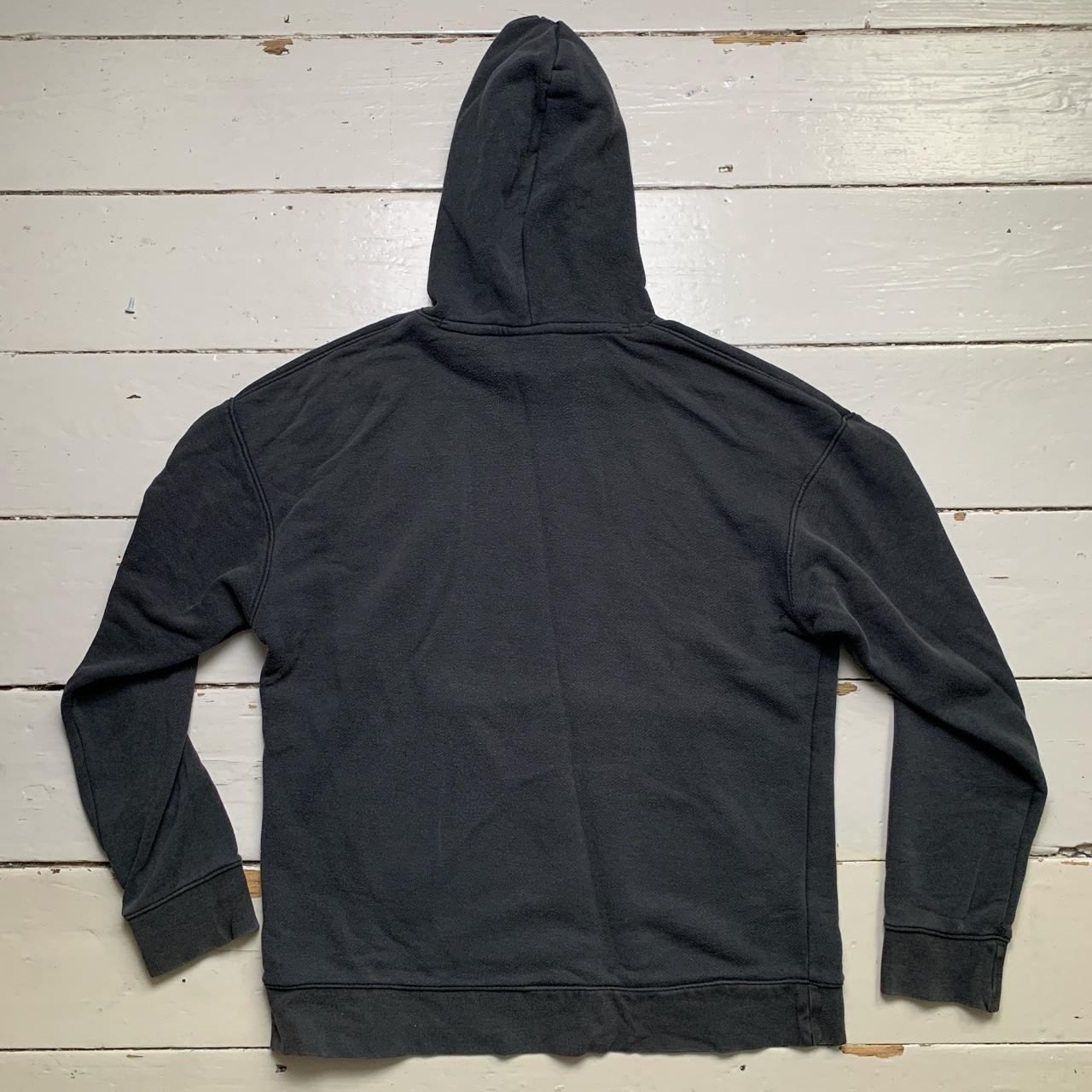 Nike Big Swoosh Black Grey and White Hoodie