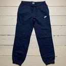 Nike Swoosh Joggers Navy and White