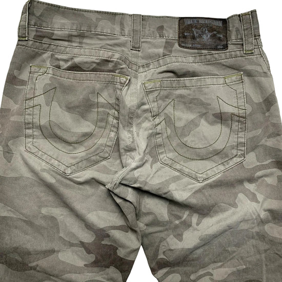 True Religion Geno Vintage Camouflage Stitch Jeans