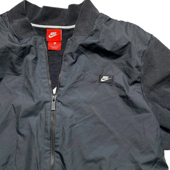 Nike Box Logo Black and White Bomber Jacket (L)