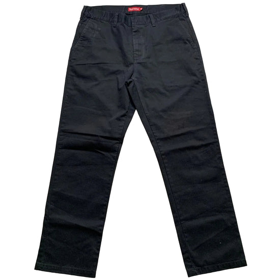 Supreme Work Pant Trousers Black Navy and Cream (36W)