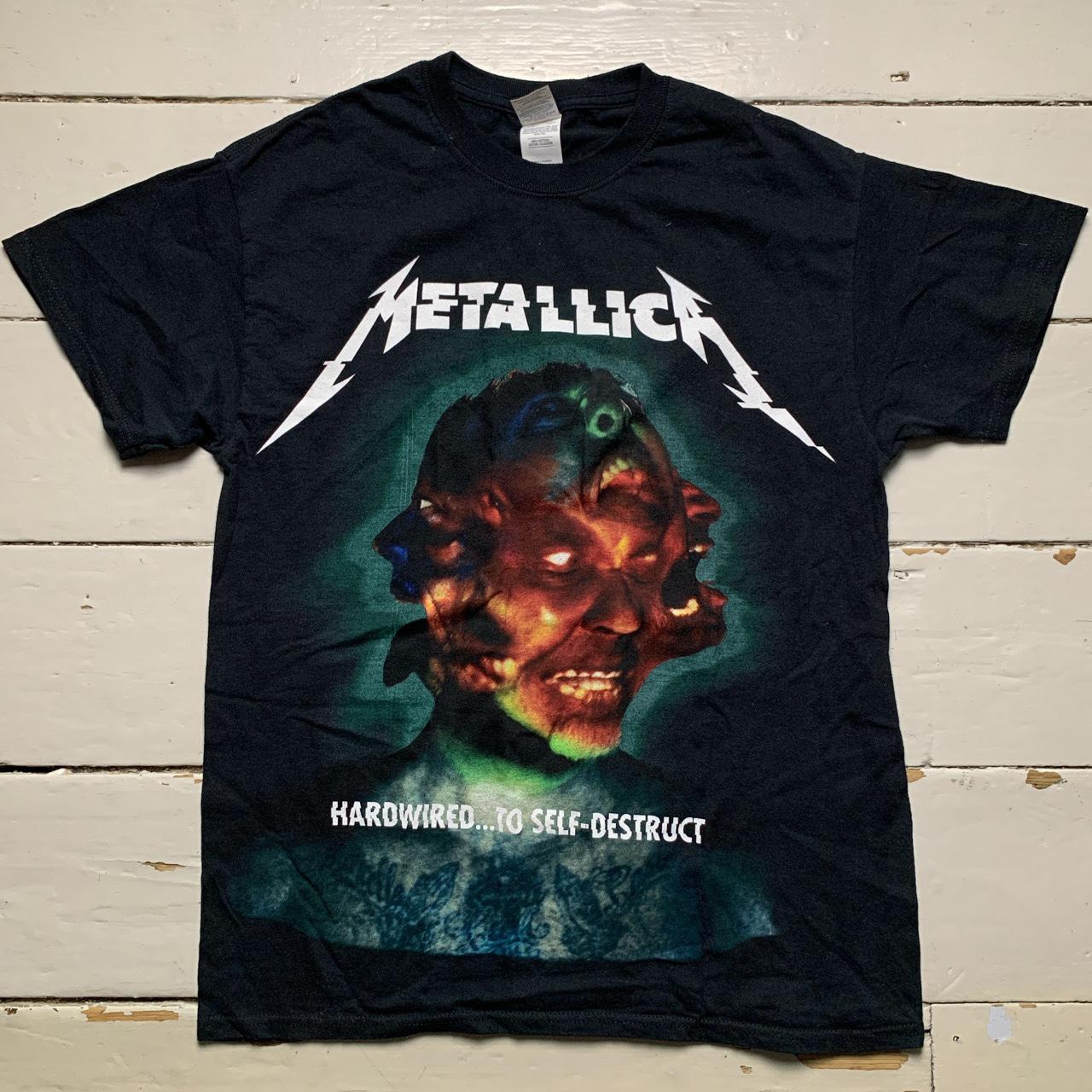 Metallica Hardwired to Self Destruct Black T Shirt