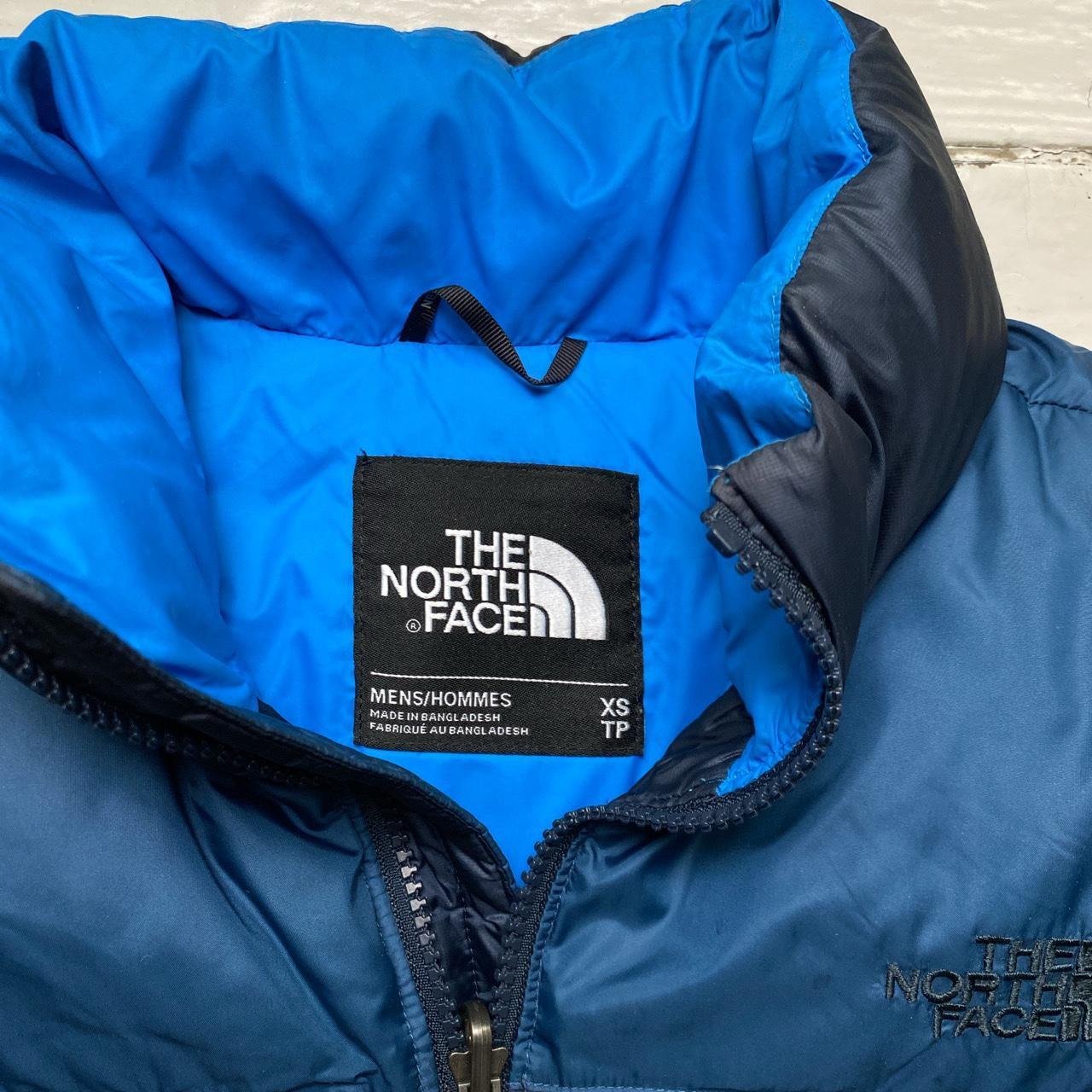 The North Face Nuptse 700 Two Tone Blue Gilet