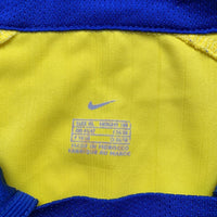 Nike Arsenal Vintage O2 2003 04 Yellow and Blue Football Jersey (XL)