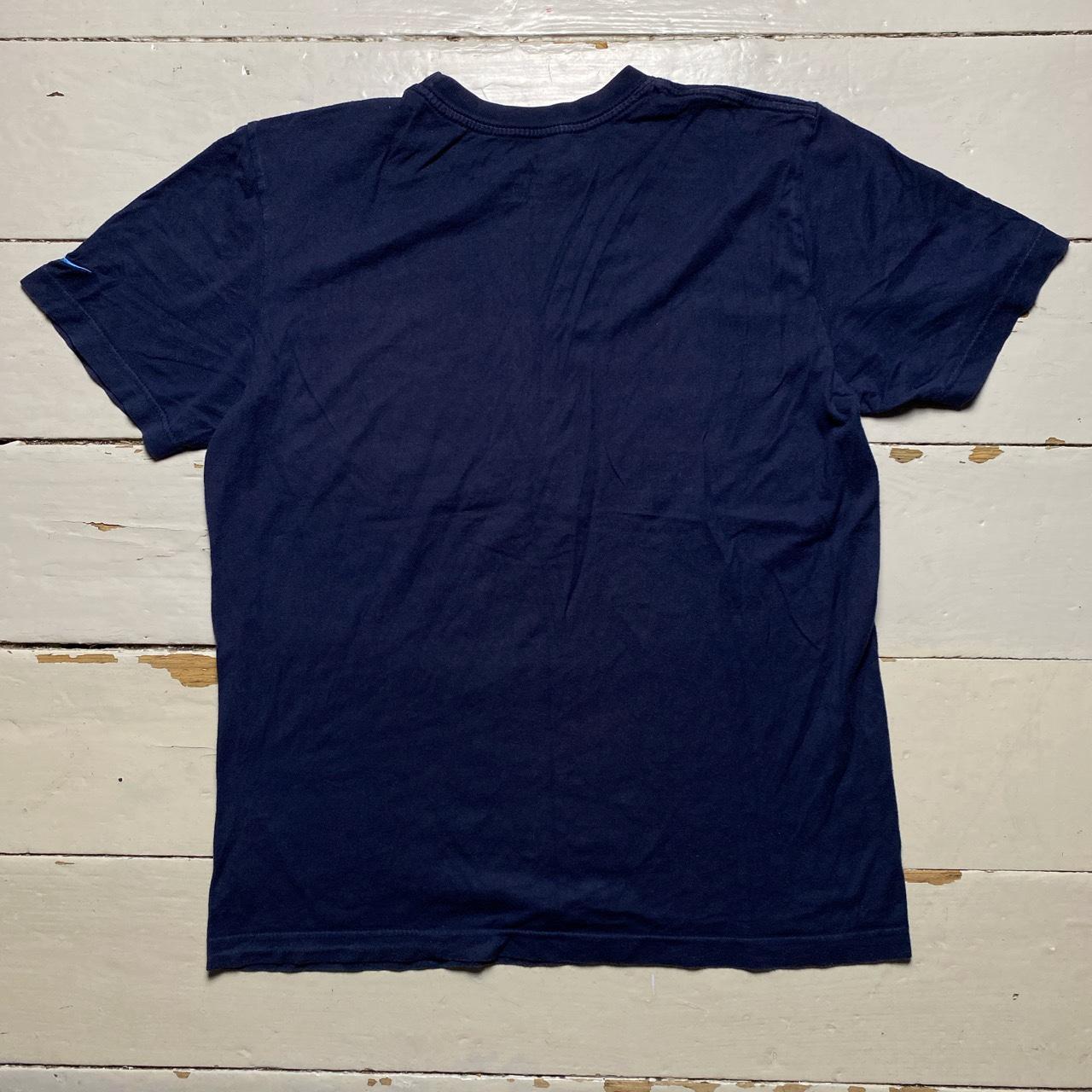 Nike Big Swoosh T Shirt Navy